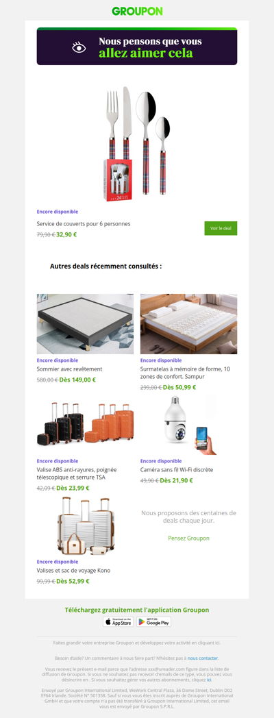 On est plutôt sûrs que tu vas adorer cette offre !