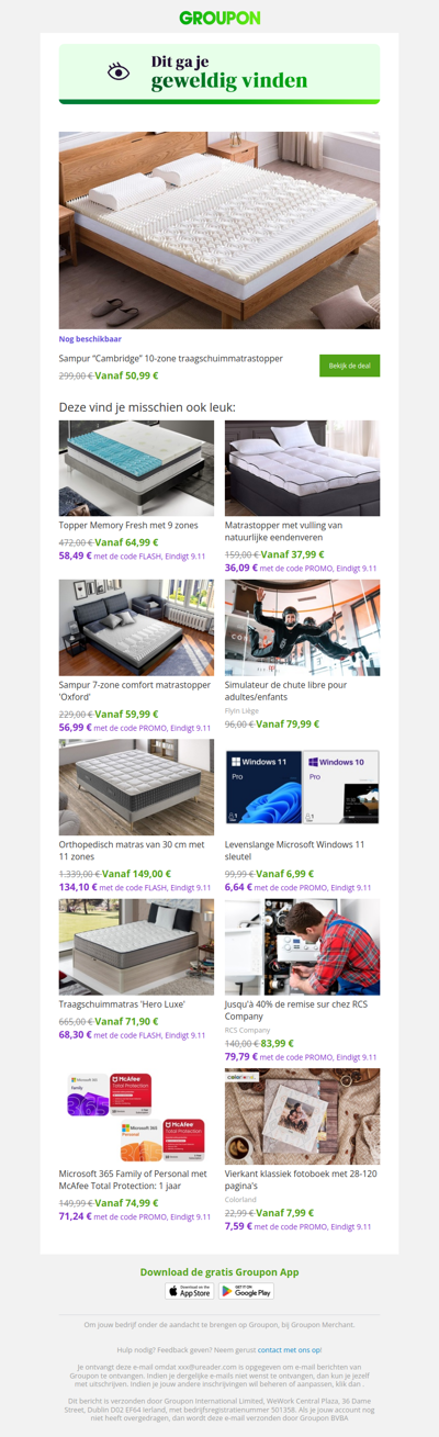 We zijn er vrij zeker van dat je deze deal geweldig zult vinden!