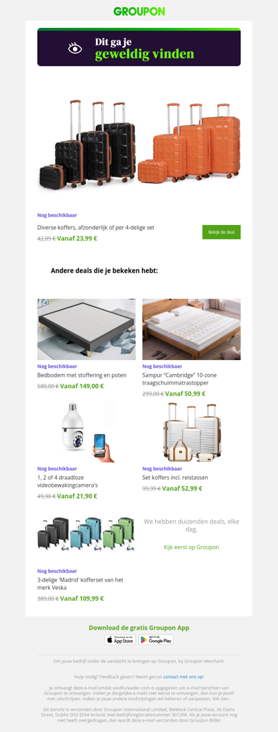 We zijn er vrij zeker van dat je deze deal geweldig zult vinden!