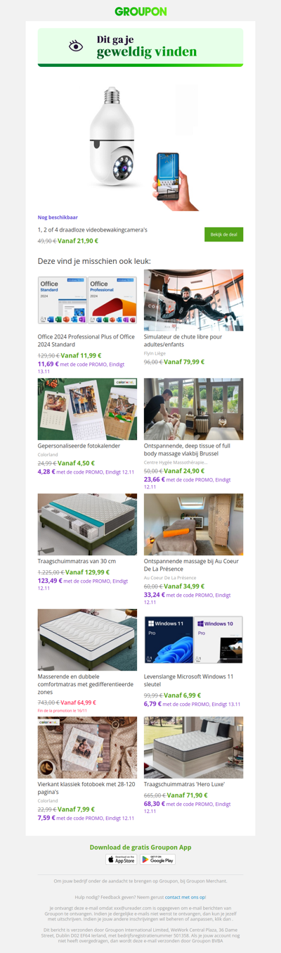 Zeg ja tegen deze deal! Hij is nog steeds beschikbaar!