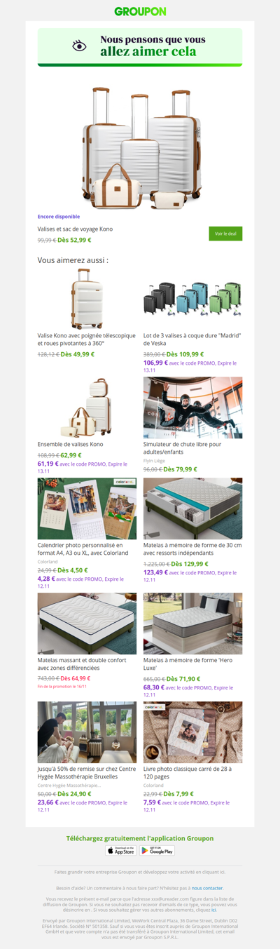 On est plutôt sûrs que tu vas adorer cette offre !