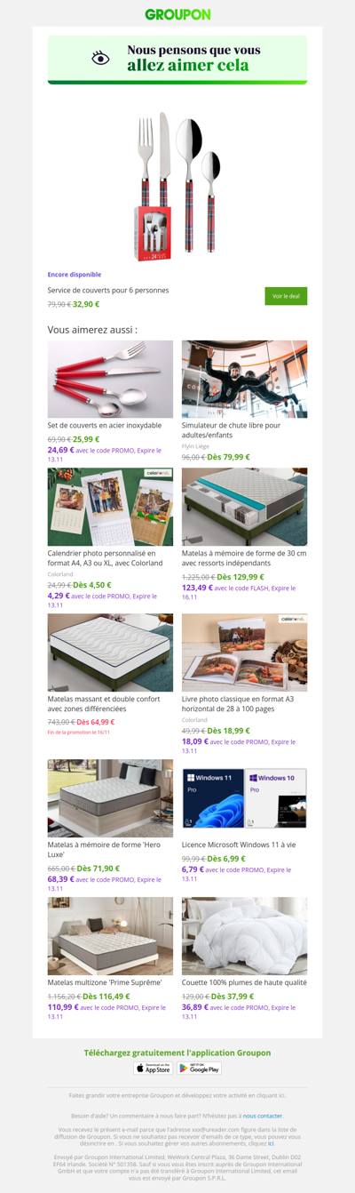 On est plutôt sûrs que tu vas adorer cette offre !