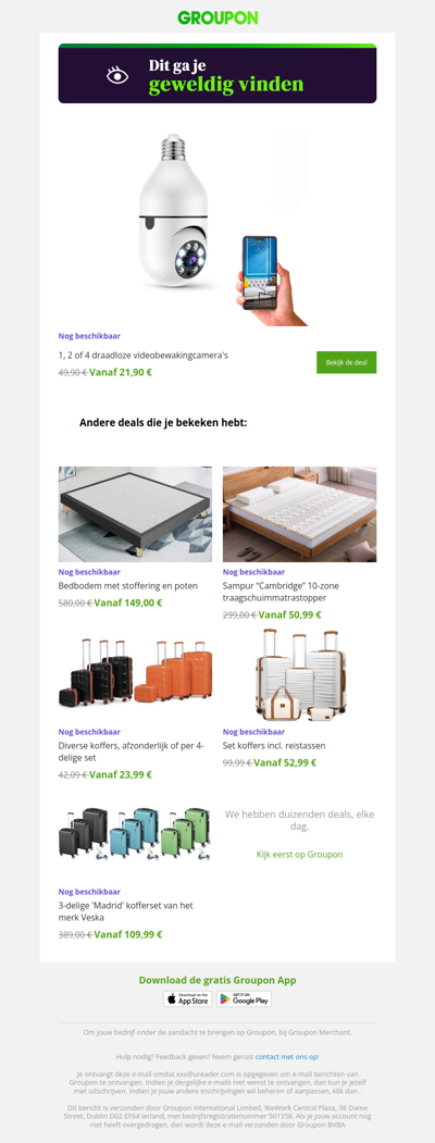 Ben je er klaar voor? De deal die je hebt bekeken is nog steeds beschikbaar!