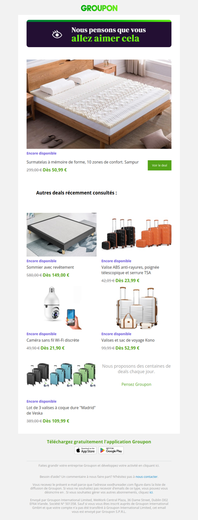 Dis oui à cette offre ! Elle est encore là !