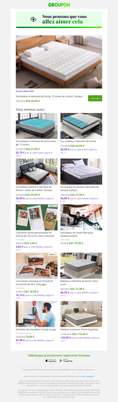 On est plutôt sûrs que tu vas adorer cette offre !