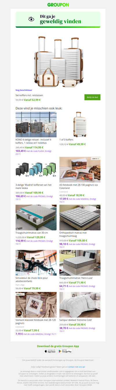 We zijn er vrij zeker van dat je deze deal geweldig zult vinden!