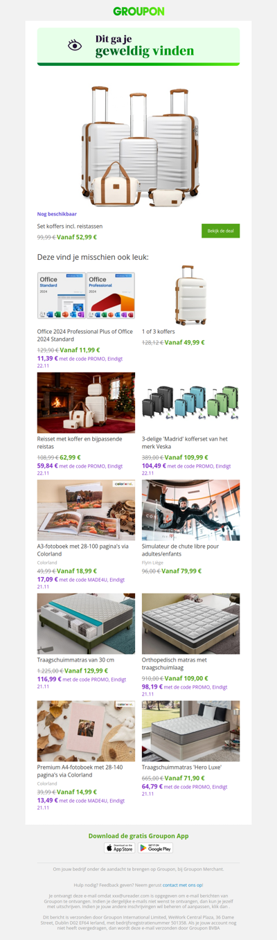 Zeg ja tegen deze deal! Hij is nog steeds beschikbaar!