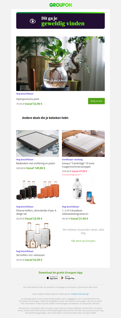 We zijn er vrij zeker van dat je deze deal geweldig zult vinden!