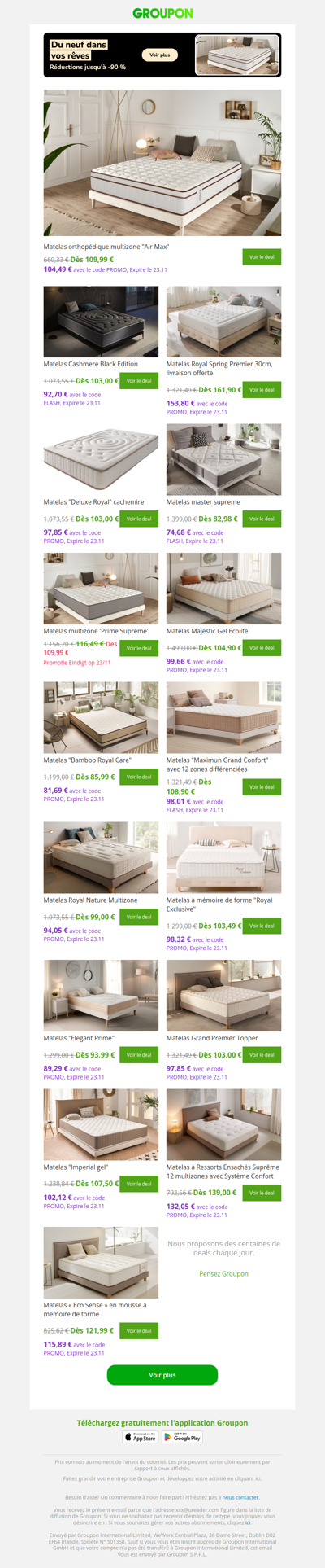 Black Friday : Dormez dans le luxe à petit prix