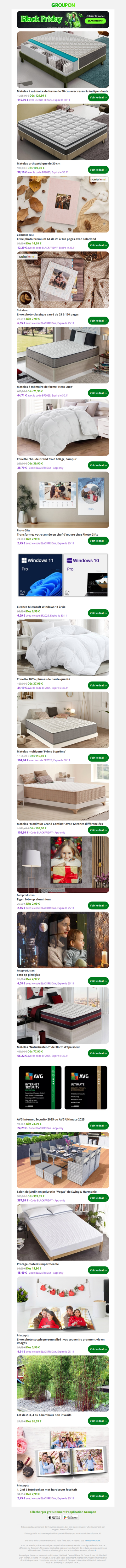 Matelas à mémoire de forme de 30 cm avec ressorts indépendants