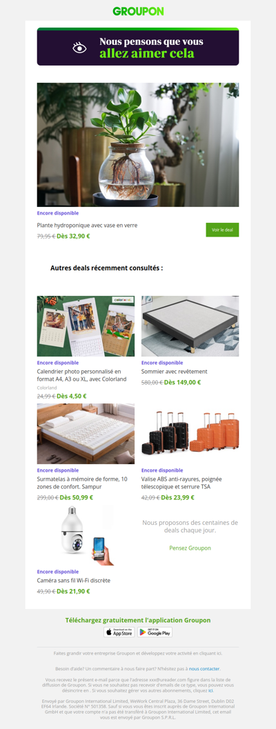 Dis oui à cette offre ! Elle est encore là !