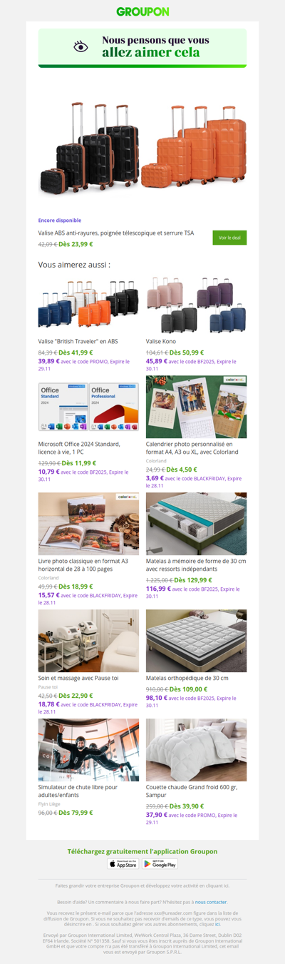 On est plutôt sûrs que tu vas adorer cette offre !