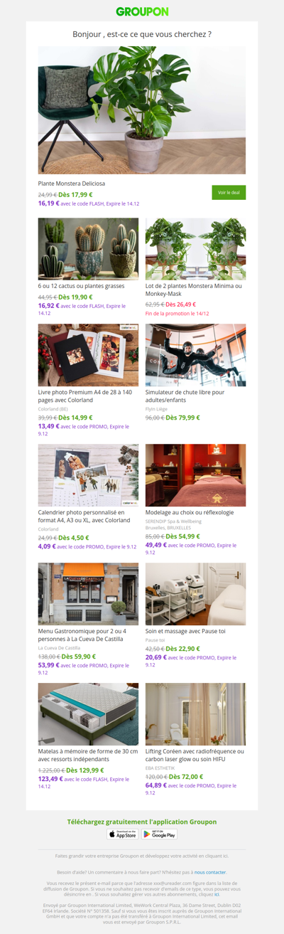 Les clients qui ont acheté cette offre sont aussi intéressés par ces offres