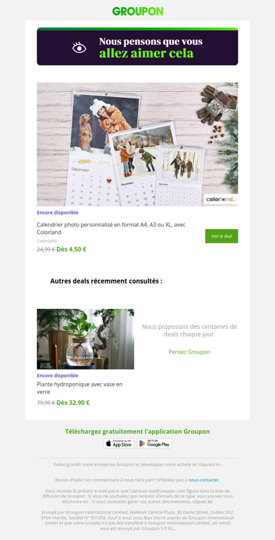 On est plutôt sûrs que tu vas adorer cette offre !