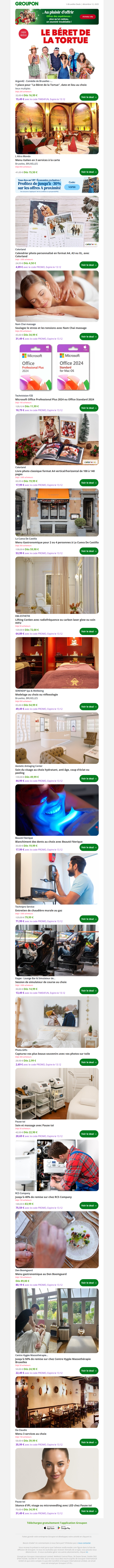 1 place pour ''Le Béret de la Tortue'', date et lieu au choix