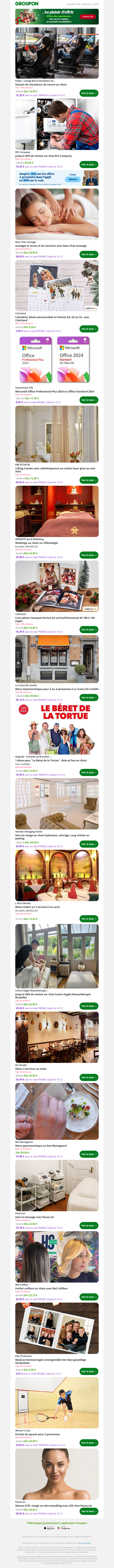 Session de simulateur de course au choix