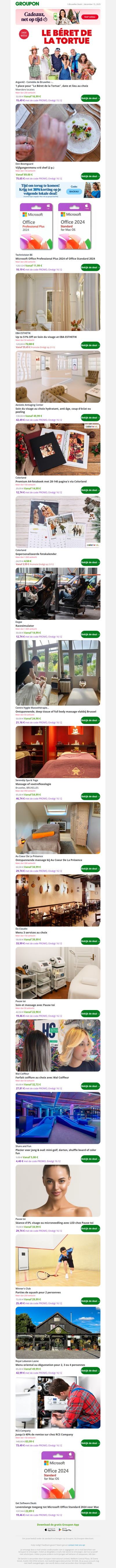 1 place pour ''Le Béret de la Tortue'', date et lieu au choix