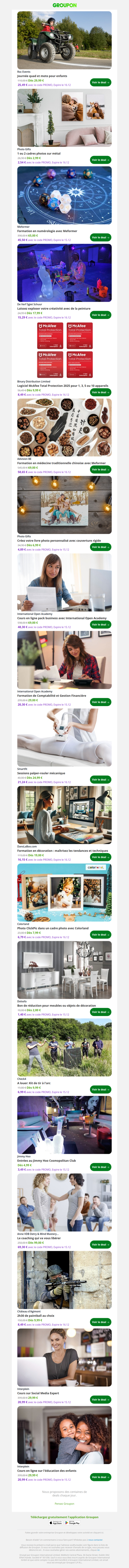 Le Temps Presse ! Jusqu'à 75 % de réduction MAINTENANT ⏰