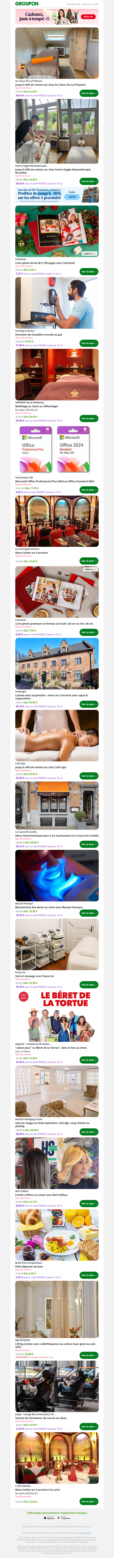 Jusqu'à 44% de remise sur chez Au Coeur De La Présence