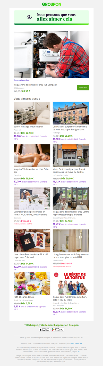 On est plutôt sûrs que tu vas adorer cette offre !