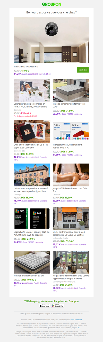 Les clients qui ont acheté cette offre sont aussi intéressés par ces offres