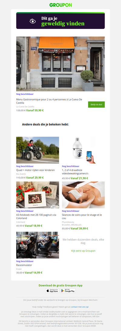 Ben je er klaar voor? De deal die je hebt bekeken is nog steeds beschikbaar!