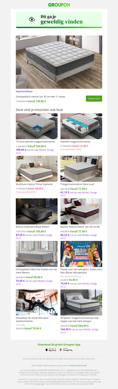 Zeg ja tegen deze deal! Hij is nog steeds beschikbaar!