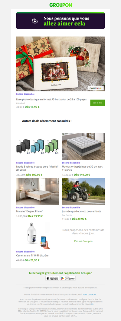 Dis oui à cette offre ! Elle est encore là !