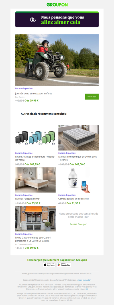 Dis oui à cette offre ! Elle est encore là !