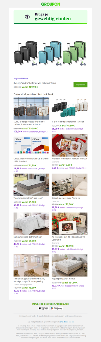 Zeg ja tegen deze deal! Hij is nog steeds beschikbaar!