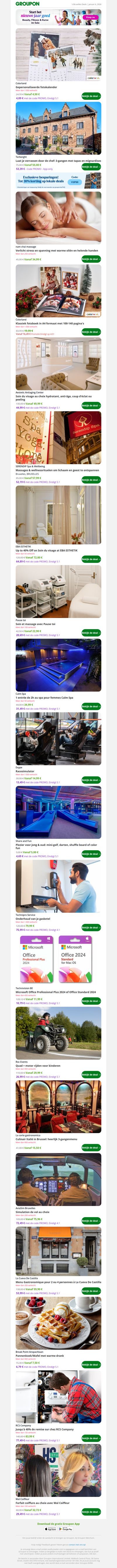 Gepersonaliseerde fotokalender