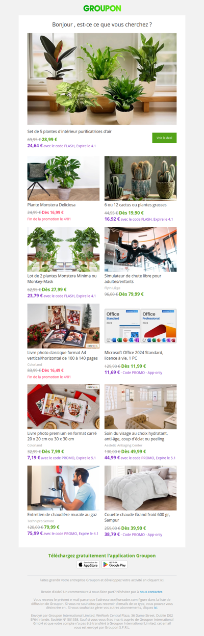Les clients qui ont acheté cette offre sont aussi intéressés par ces offres