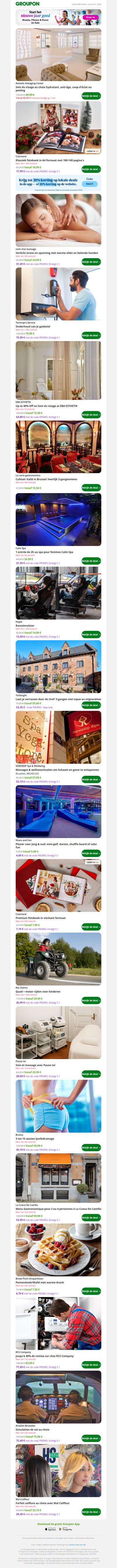 Soin du visage au choix hydratant, anti-âge, coup d'éclat ou peeling