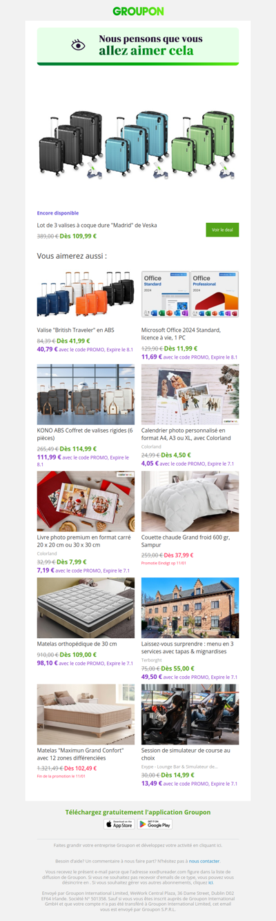 On est plutôt sûrs que tu vas adorer cette offre !