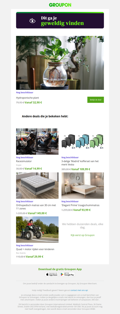 Ben je er klaar voor? De deal die je hebt bekeken is nog steeds beschikbaar!