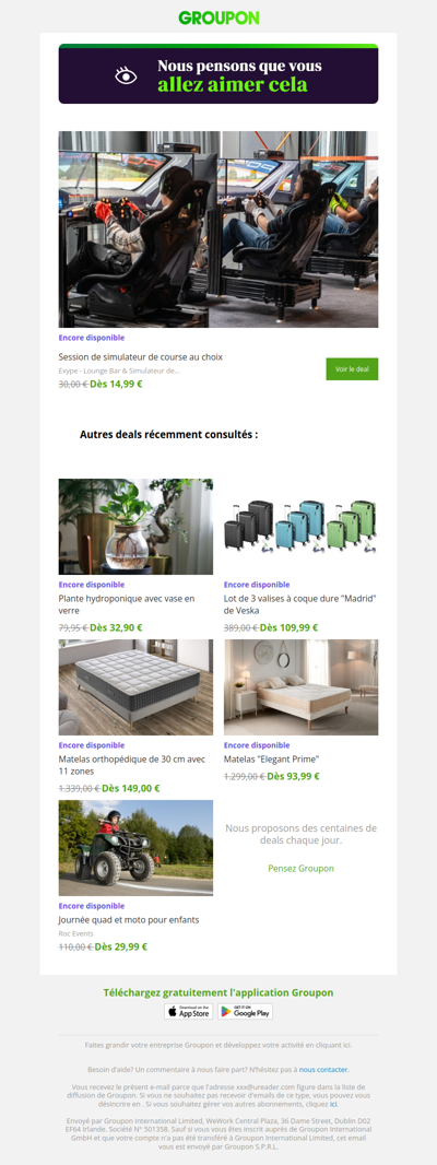 Prêt ? L'offre que tu as vue est toujours disponible !