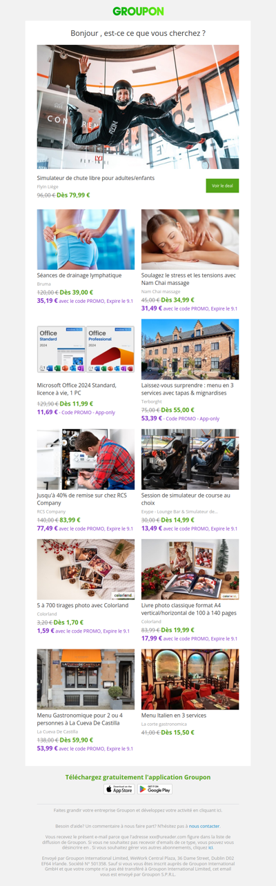Les clients qui ont acheté cette offre sont aussi intéressés par ces offres