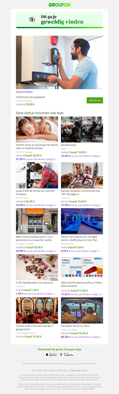 We zijn er vrij zeker van dat je deze deal geweldig zult vinden!