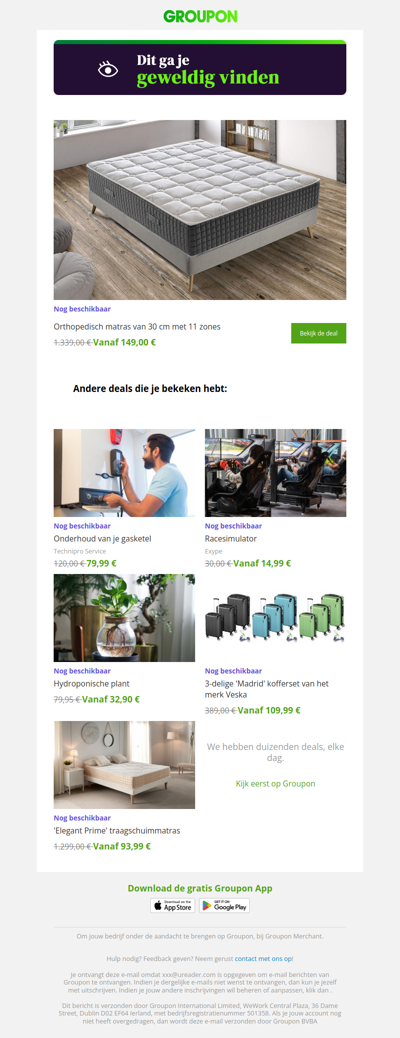 Ben je er klaar voor? De deal die je hebt bekeken is nog steeds beschikbaar!