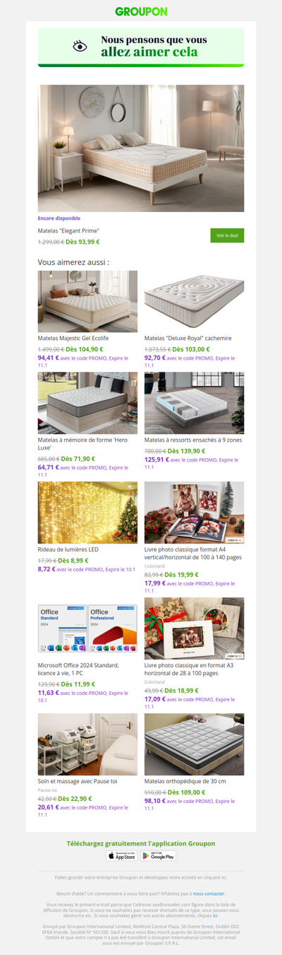 On est plutôt sûrs que tu vas adorer cette offre !