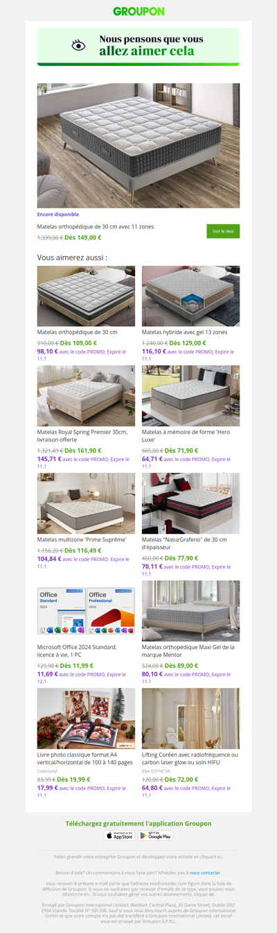 On est plutôt sûrs que tu vas adorer cette offre !