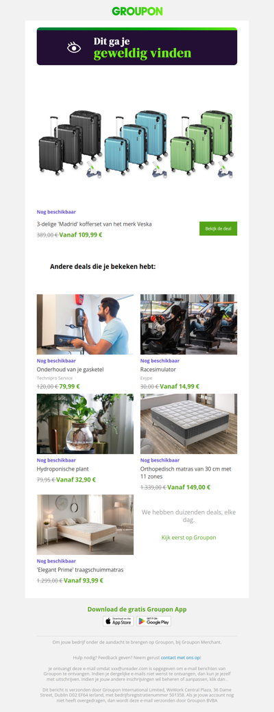 Ben je er klaar voor? De deal die je hebt bekeken is nog steeds beschikbaar!