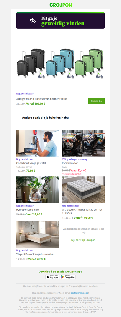 Ben je er klaar voor? De deal die je hebt bekeken is nog steeds beschikbaar!