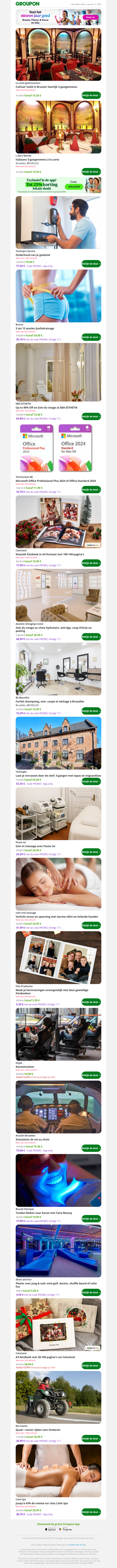 Culinair Italië in Brussel: heerlijk 3-gangenmenu