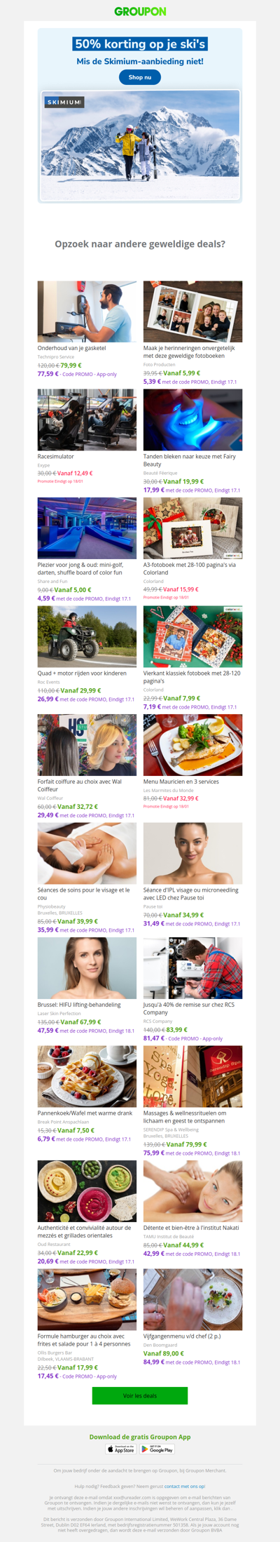 Maak je ski's klaar: 50% korting op Skimium – Tijdelijke aanbieding!