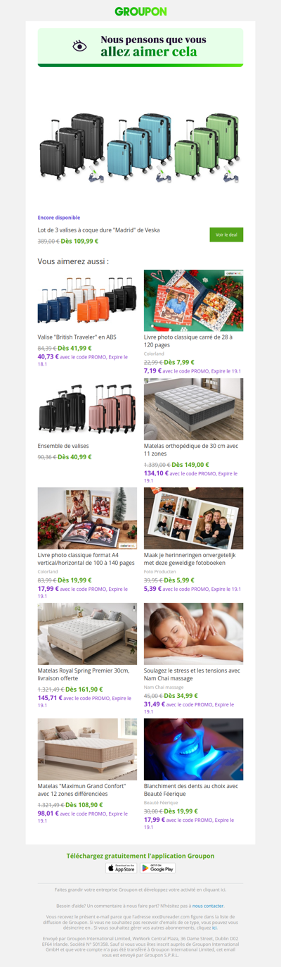 On est plutôt sûrs que tu vas adorer cette offre !