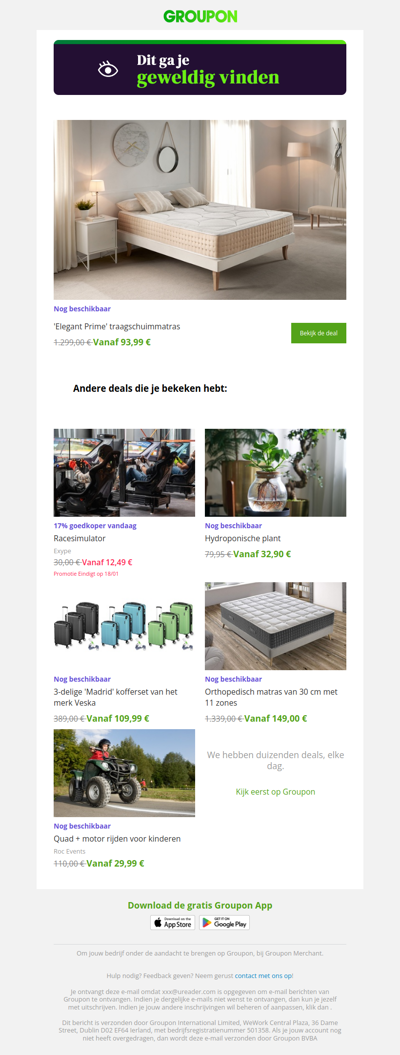 Ben je er klaar voor? De deal die je hebt bekeken is nog steeds beschikbaar!