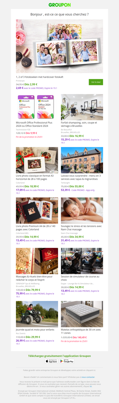 Les clients qui ont acheté cette offre sont aussi intéressés par ces offres