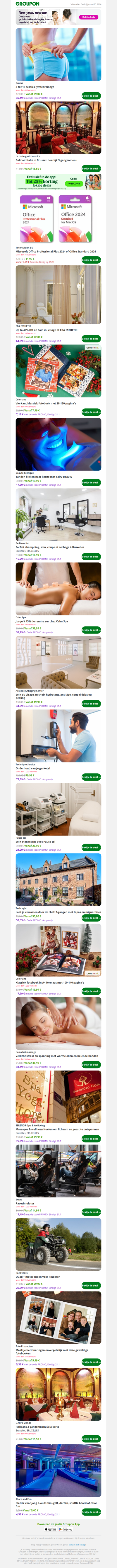 3 tot 15 sessies lymfedrainage