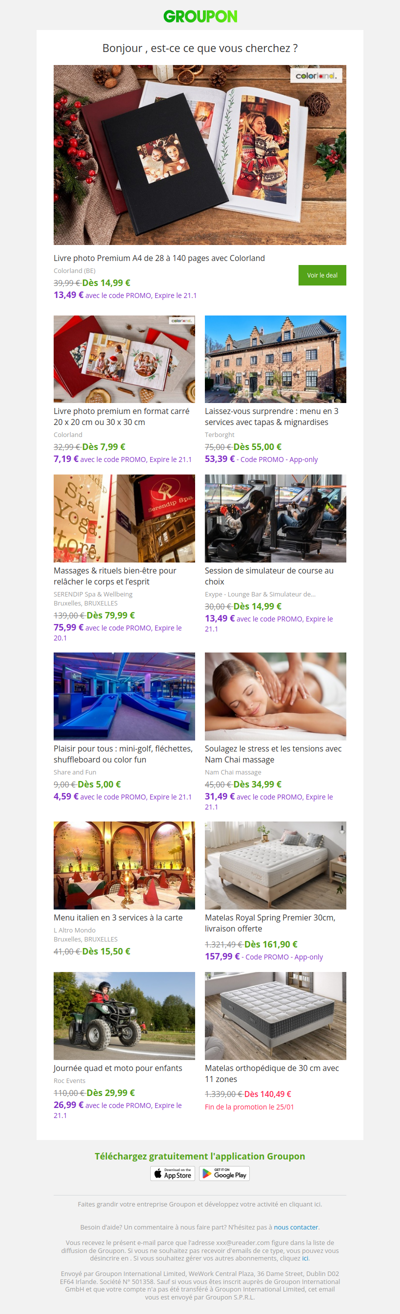 Les clients qui ont acheté cette offre sont aussi intéressés par ces offres